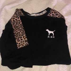 VS PINK Leopard Long Sleeve